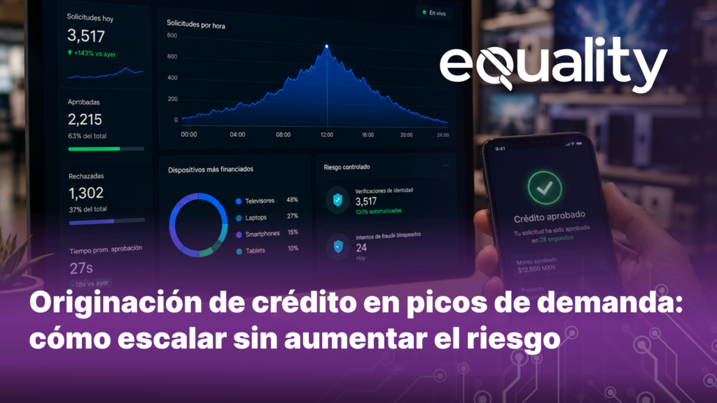 originación de crédito en picos de demanda